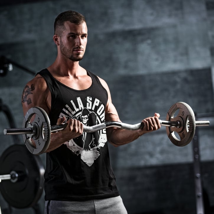 Curlstång TRIGRIP Gjutjärn 35kg