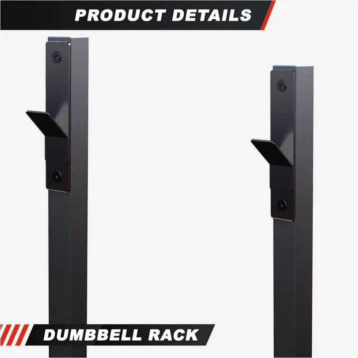 Bänkpress 250 kg Stødplade Svart