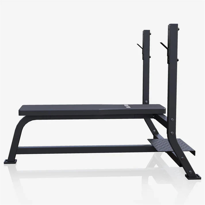 Bänkpress 250 kg Stødplade Svart