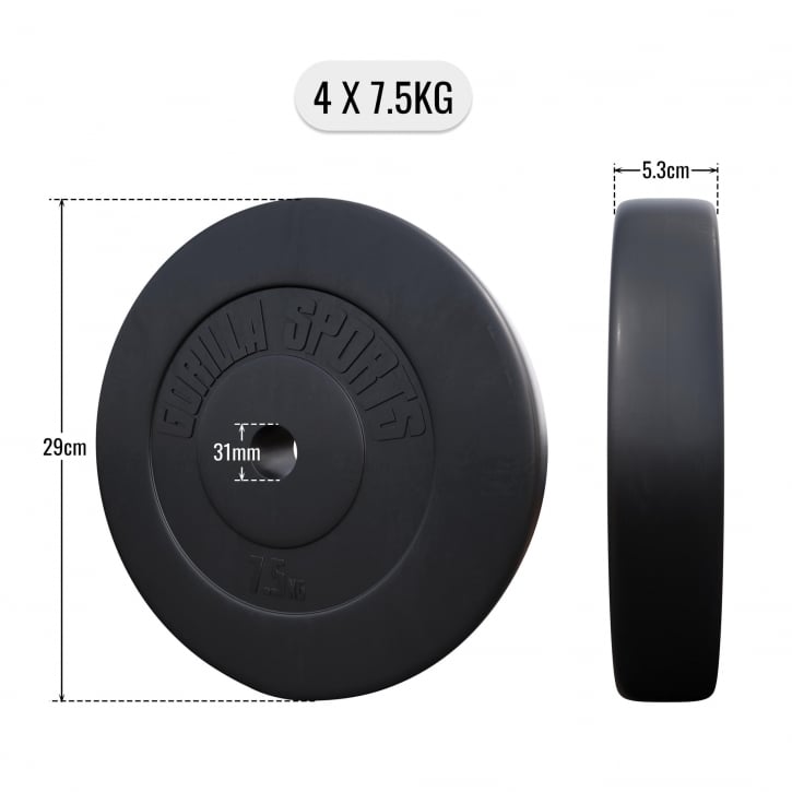 Vægtskiver BASIC Cement 4x7,5kg