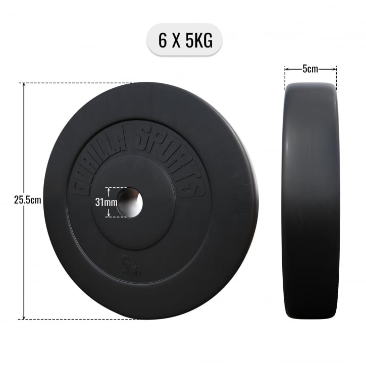 Vægtskiver BASIC Cement 6x5kg