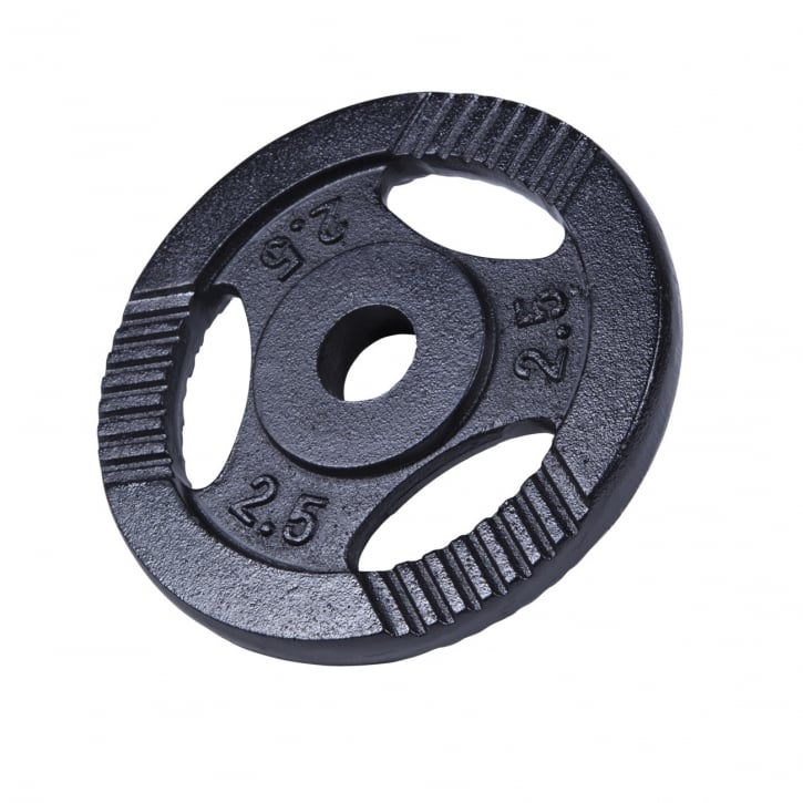 VÆGTSKIVER TRIGRIP BLACK - 0,5-20 KG