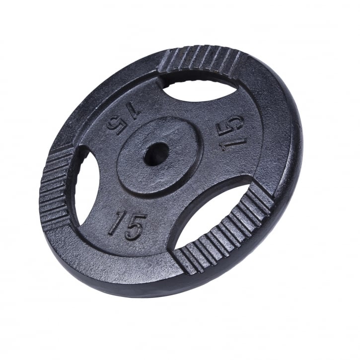 Viktskivor TRIGRIP Black 2x15kg
