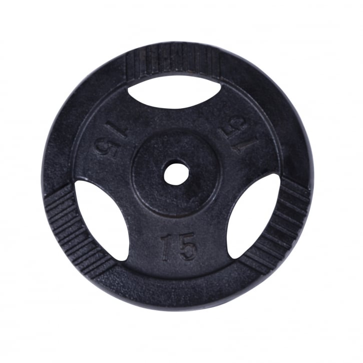 VÆGTSKIVER TRIGRIP BLACK 2X15 KG