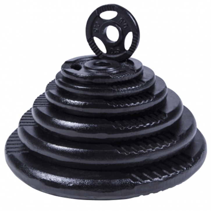 VÆGTSKIVER TRIGRIP BLACK - 0,5-20 KG