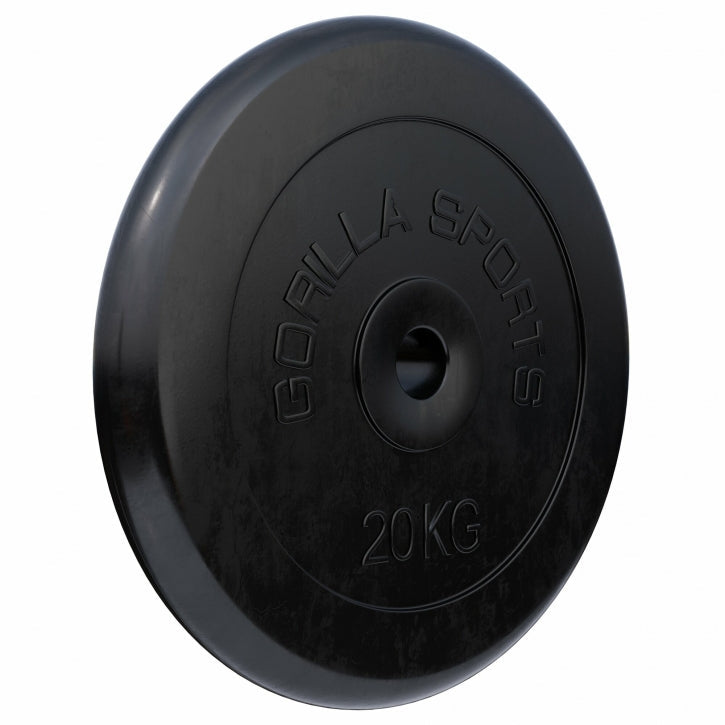 Viktskivor GUMMI Gjutjärn 1,25–25kg