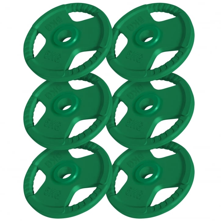 Viktskivor Trigrip 51mm 6x5kg