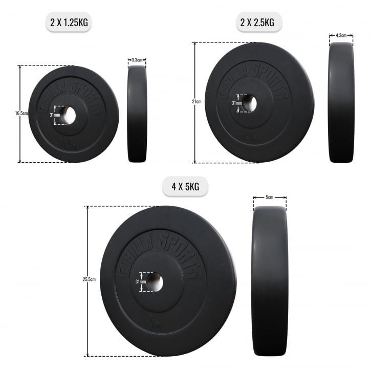 Viktskivor BASIC Cement 27,5 kg