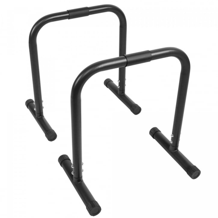 Paralette Push Up Bars Svart Blå Röd