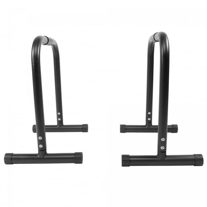 Paralette Push Up Bars Svart Blå Röd