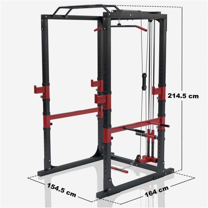 Power Rack Cage Blækkabelstation