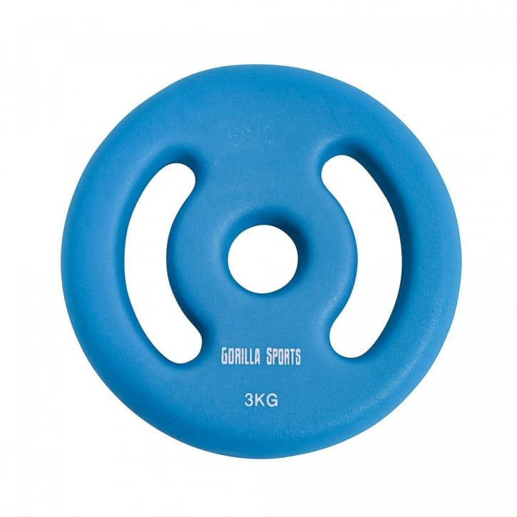 Viktskivor Neopren 31mm 1-5kg