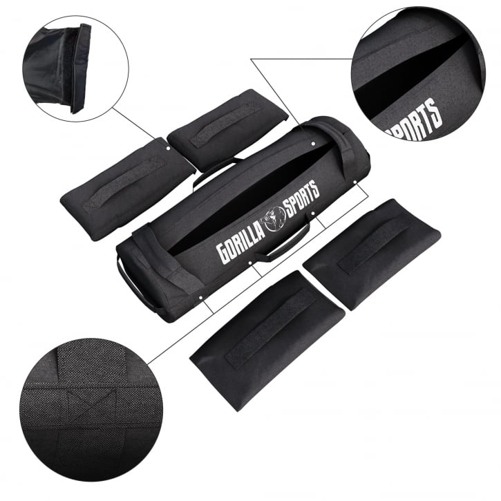 POWERBAG SANDBAG JUSTERBAR 20 KG 30 KG