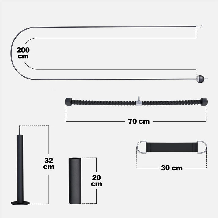 Kabelløft til tricepstræk