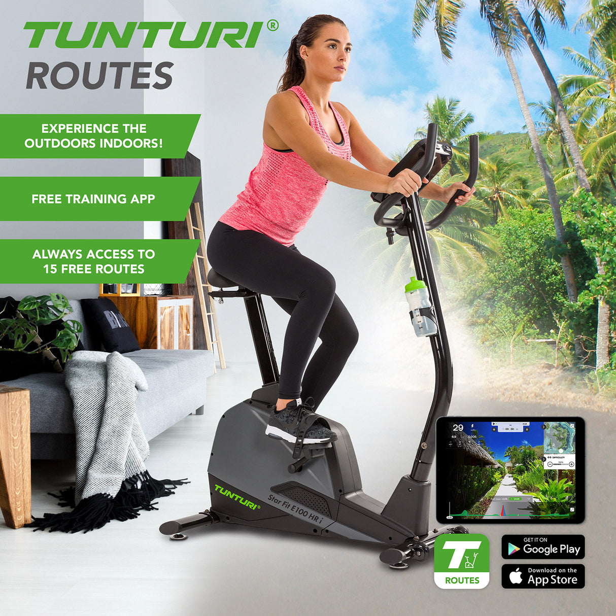 Motionscykel TUNTURI Star Fit E100 HR I+