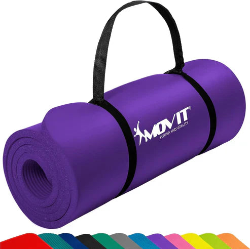 Træningsmåtte Yogamåtte Movit 190x60 cm
