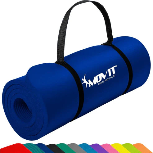 Træningsmåtte Yogamåtte Movit 190x60 cm
