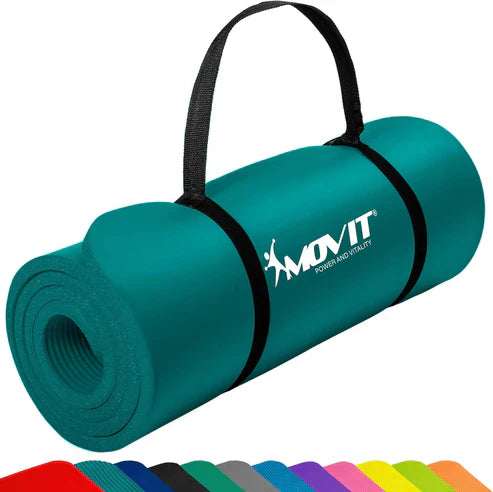 Træningsmåtte Yogamåtte Movit 190x100 cm