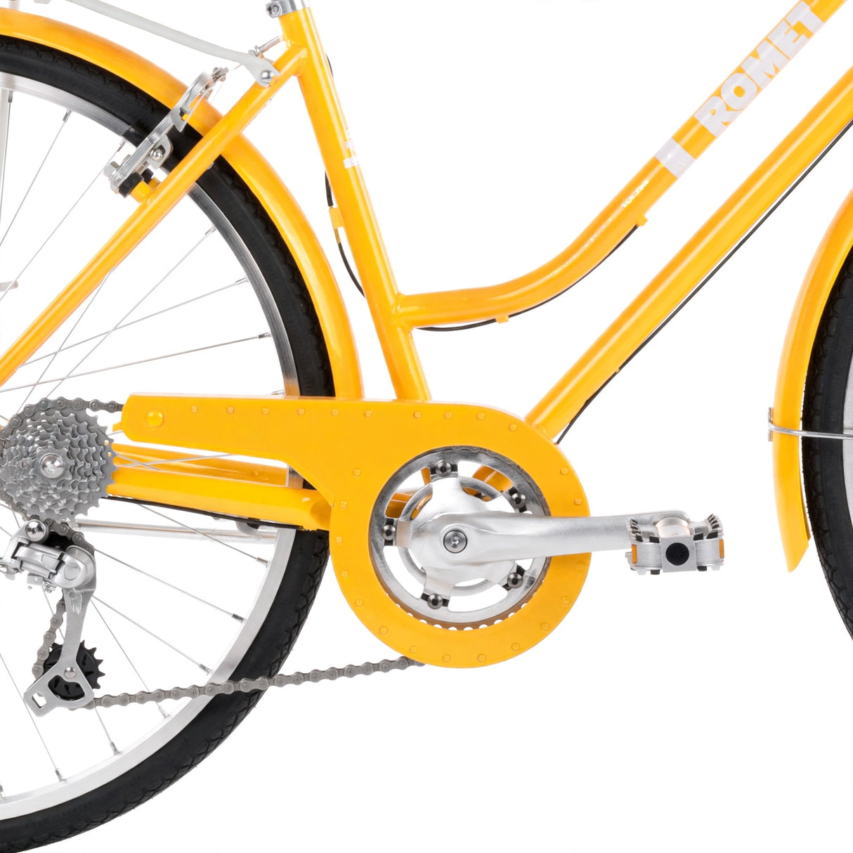 Cykel ROMET Vintage LTD D, gul