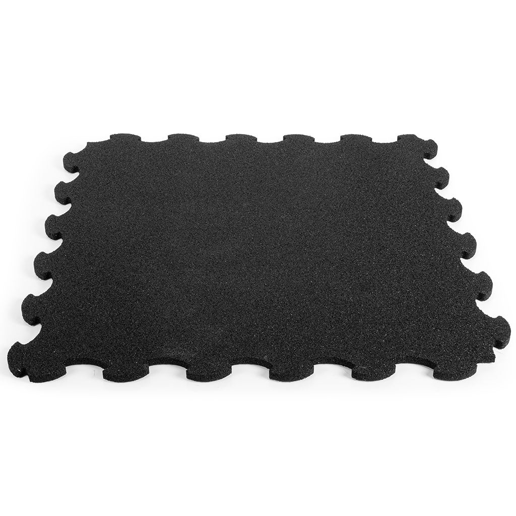 Interlocking Mat Pro Gummi 102,7 x 102,7 x 2,2 cm, svart - Gymstick