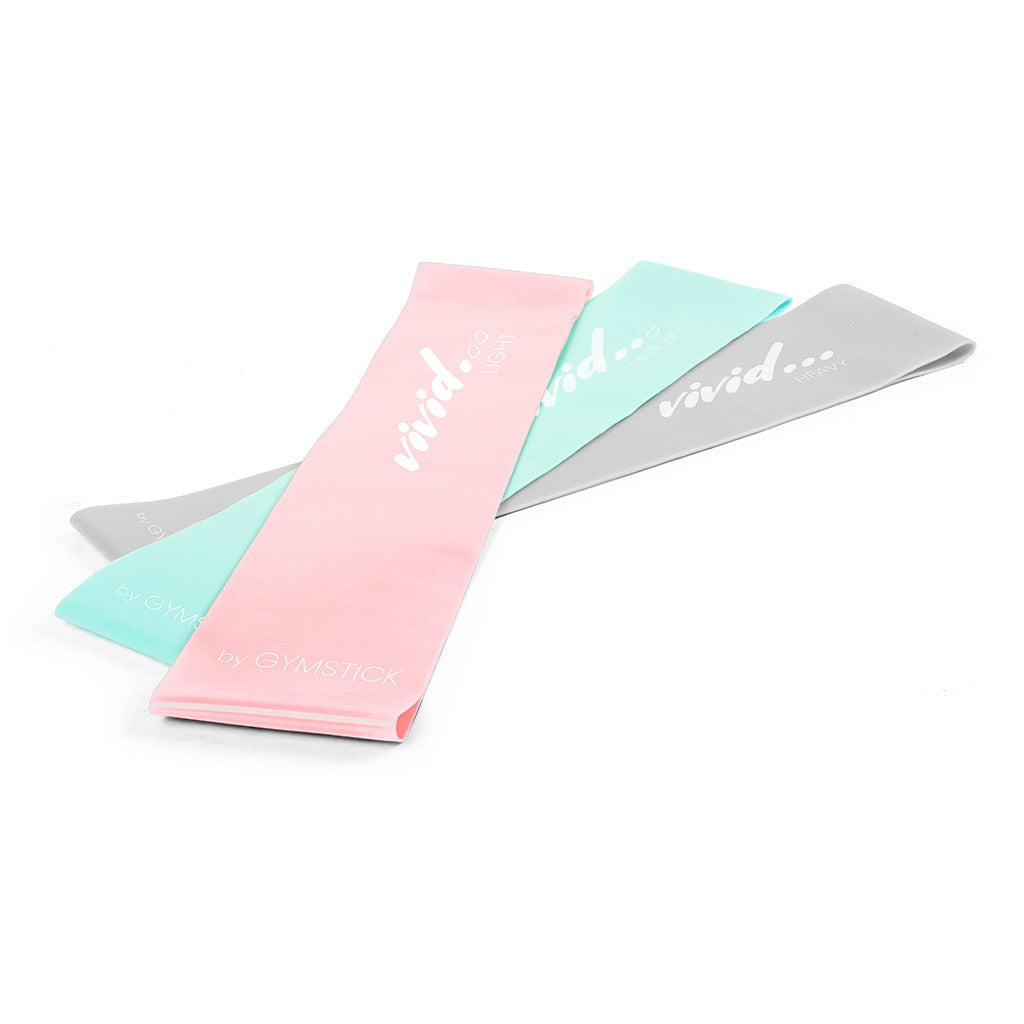 Vivid Mini Band Set 3pcs - Gymstick