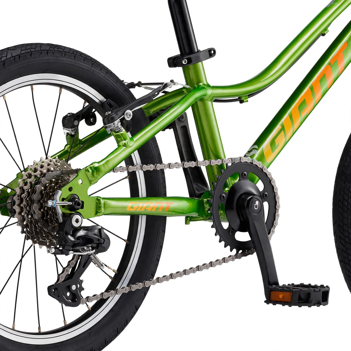 Ultralätt barncykel GIANT ARX 16, Metallic Green