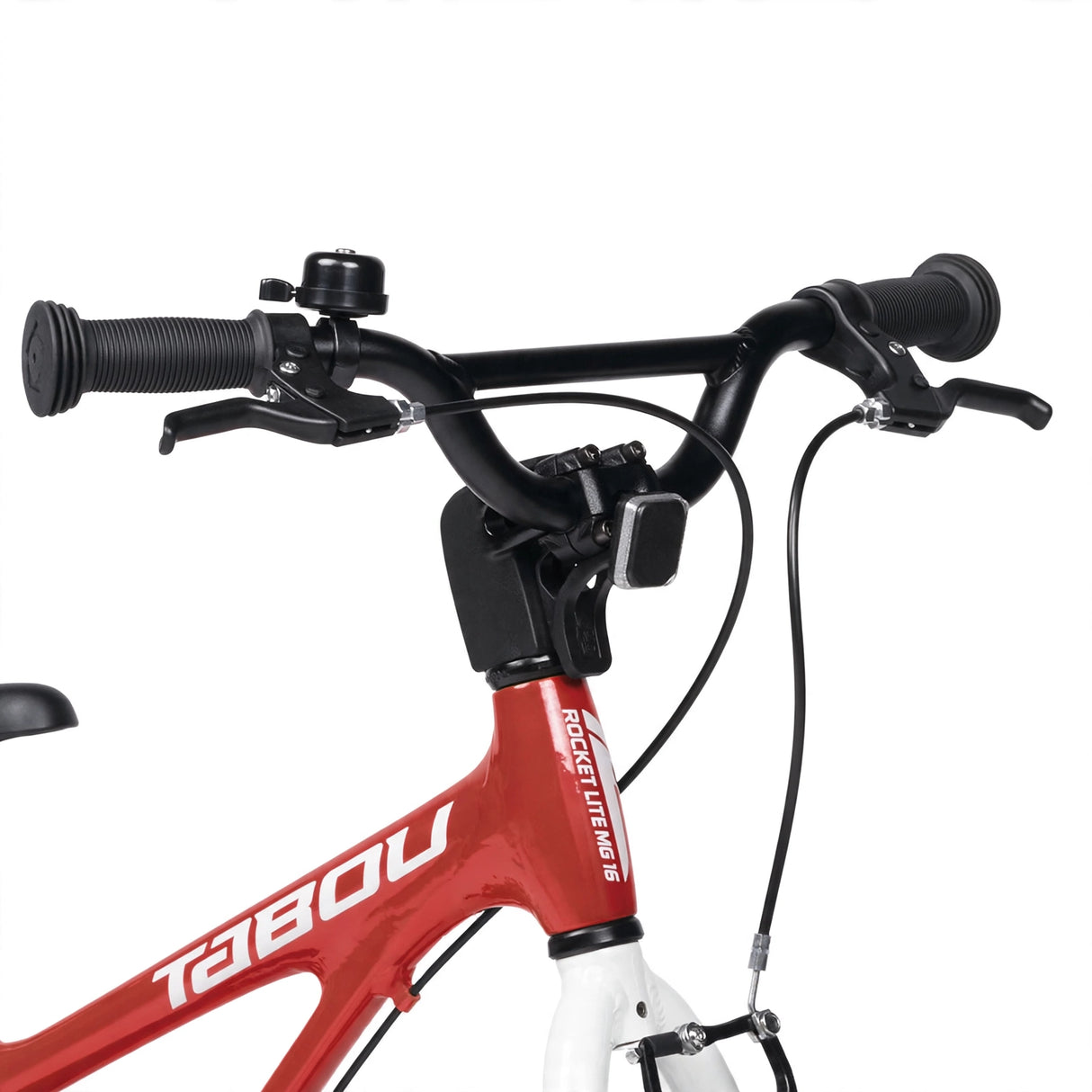 Ultralätt barncykel TABOU Rocket Lite MG, 14" röd/vit