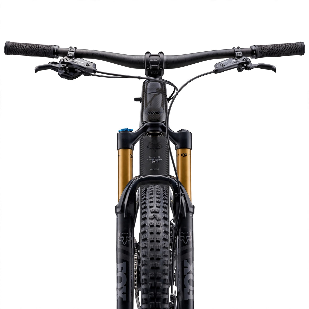 Elcykel GIANT Trance X Advanced E+ Elite 1, Raw Carbon