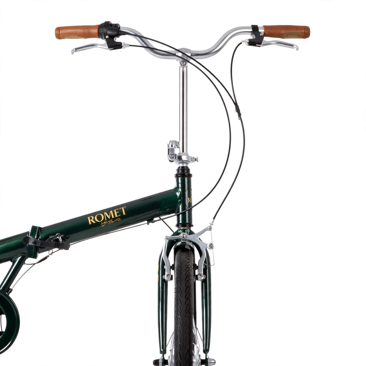 Hopfällbar cykel ROMET Jubilat Classic, 24" grön