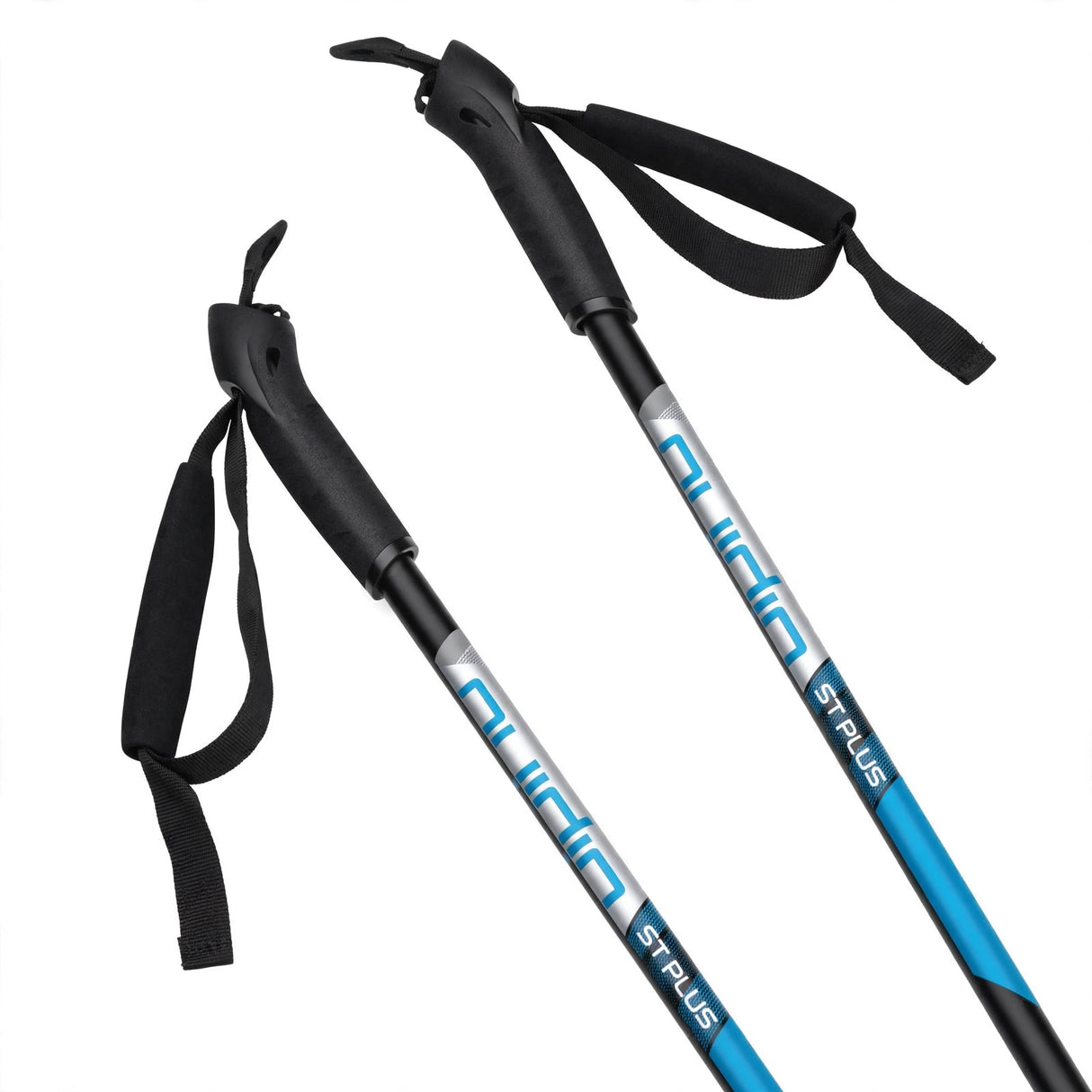 Skistavar ALPINA ST PLUS svart/blå