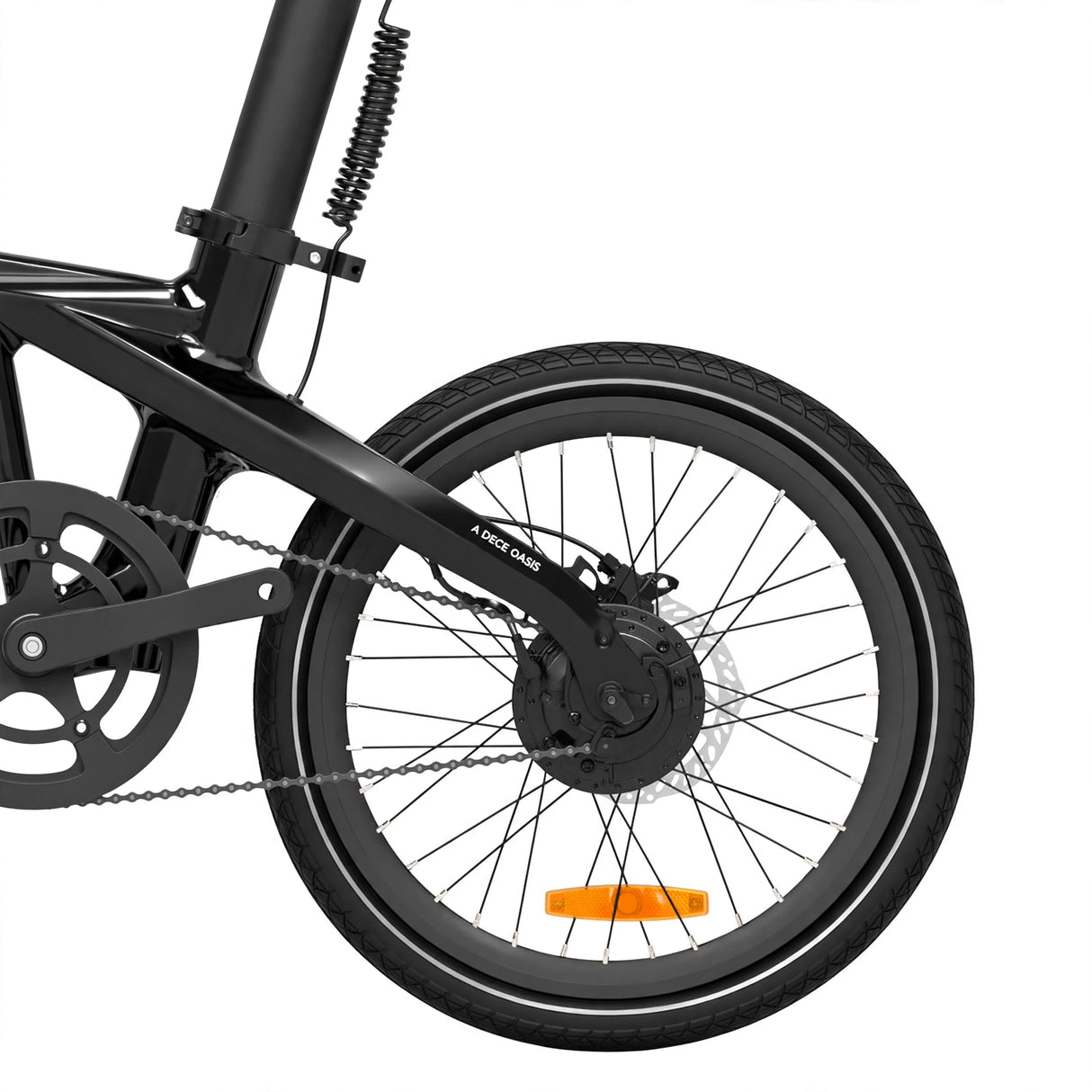 Elcykel ADO A20 Carbon, Svart