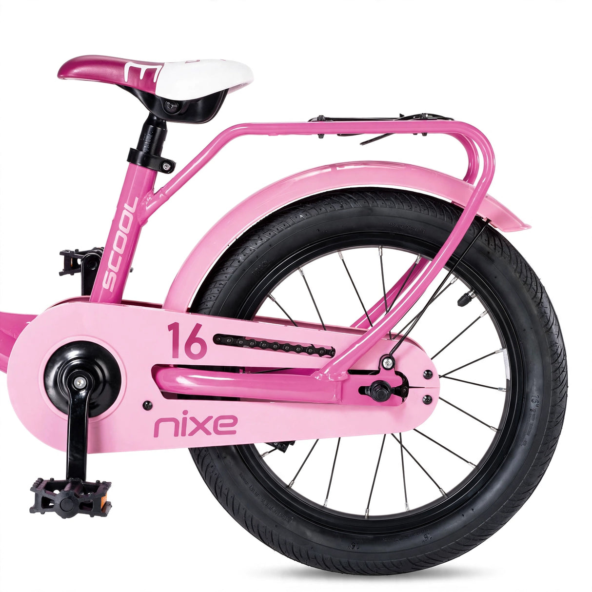 Barncykel S´COOL niXe. 16" rosa