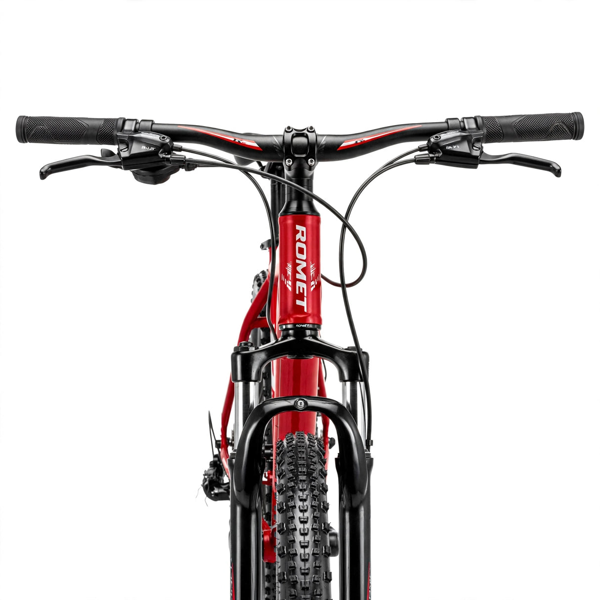 Barncykel ROMET Rambler R6.2, 26" röd-vit-grå