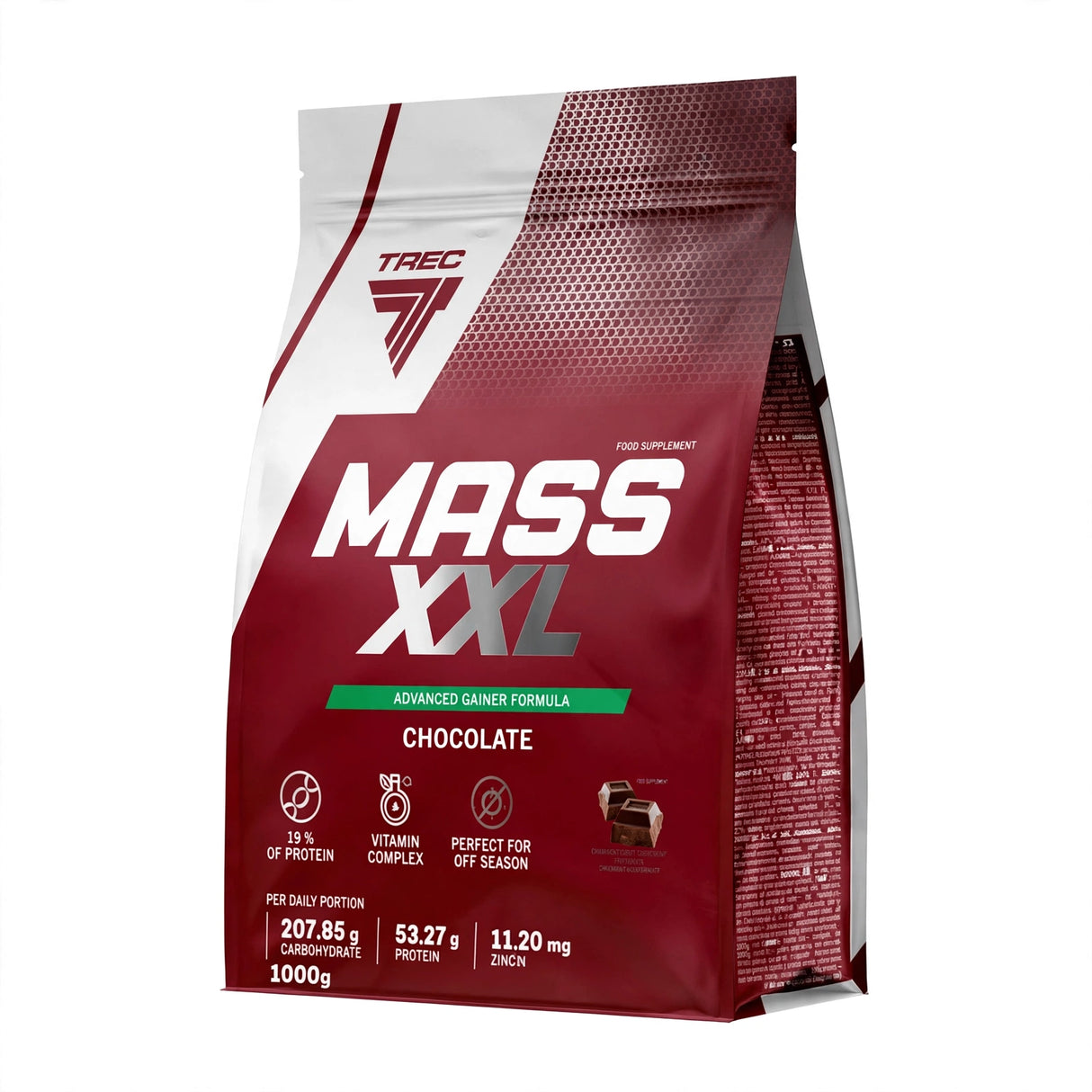 Mass supplement TREC MASS XXL CHOCOLATE 1000g