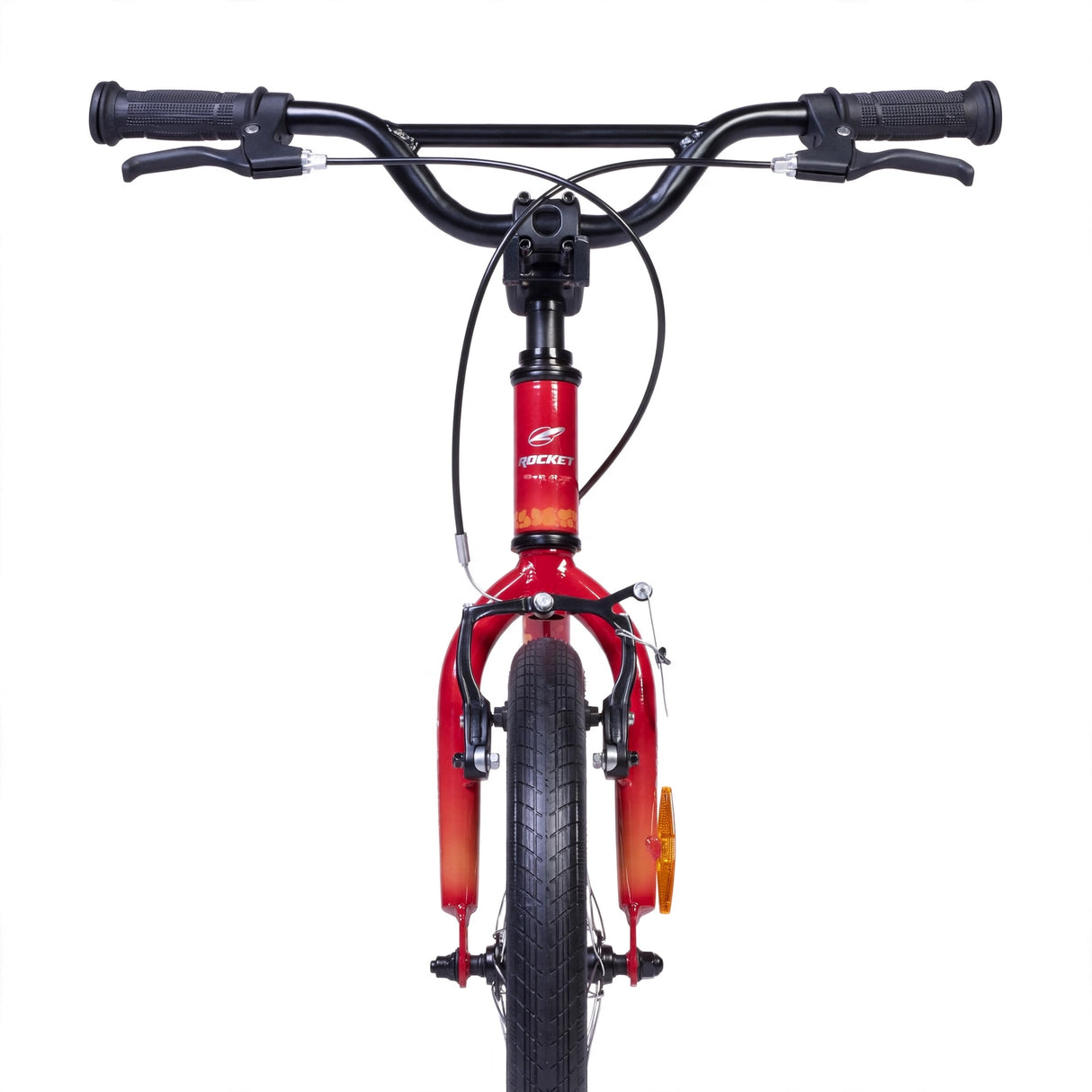 Barncykel TABOU Rocket FR, 16" röd-gul