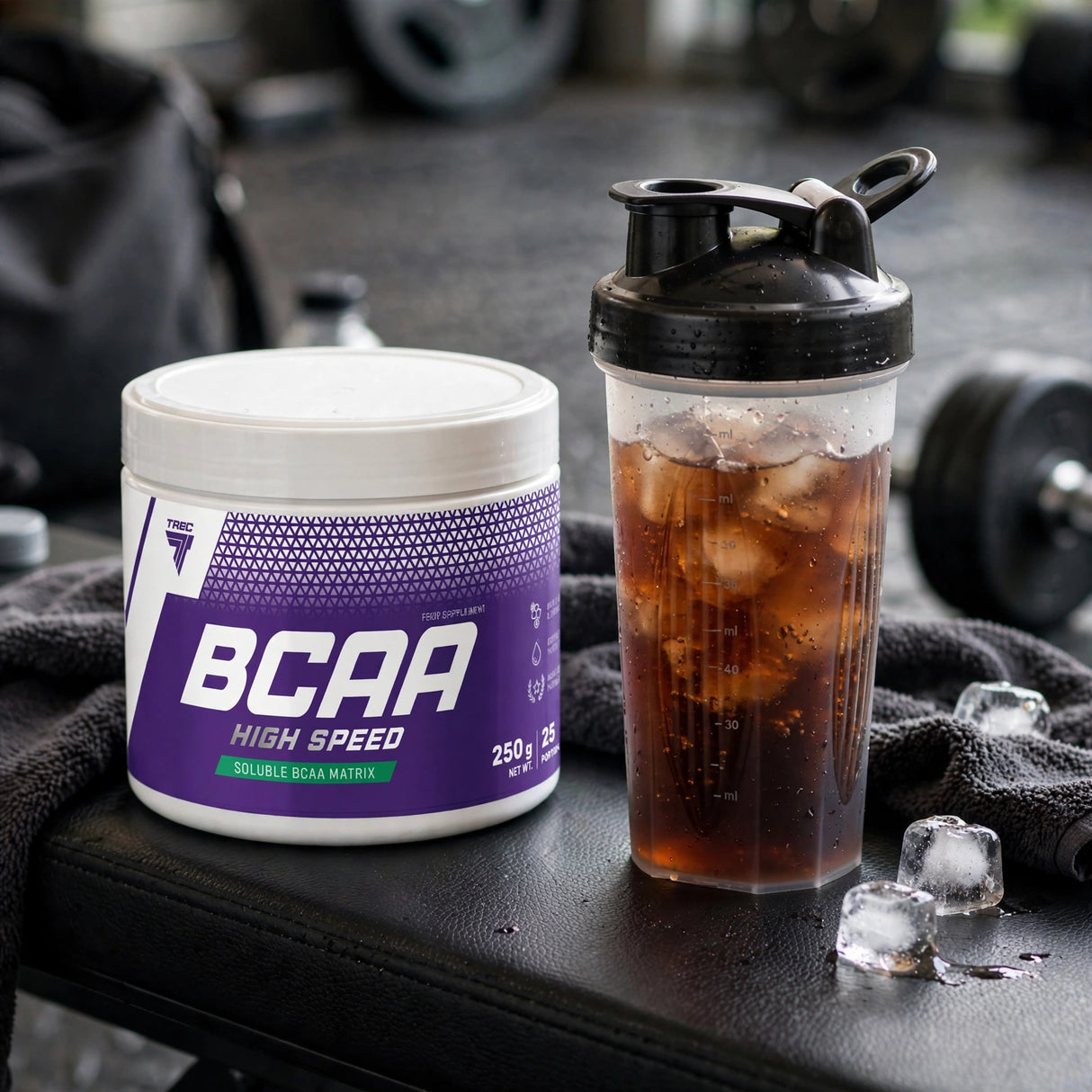Aminosyra med snabb absorption TREC BCAA HIGH SPEED COLA 250 g