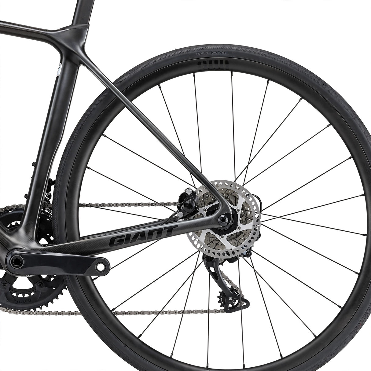 Cykel Giant TCR Advanced 1 Disc-KOM, Black Chrome