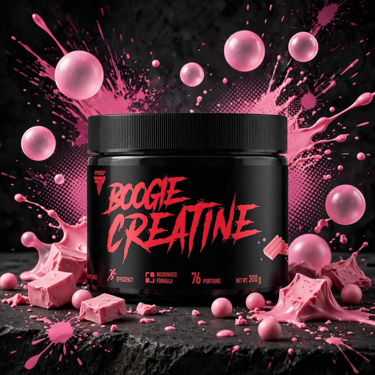 Creatine TREC Boogie Creatine 300g, Bubble Gum