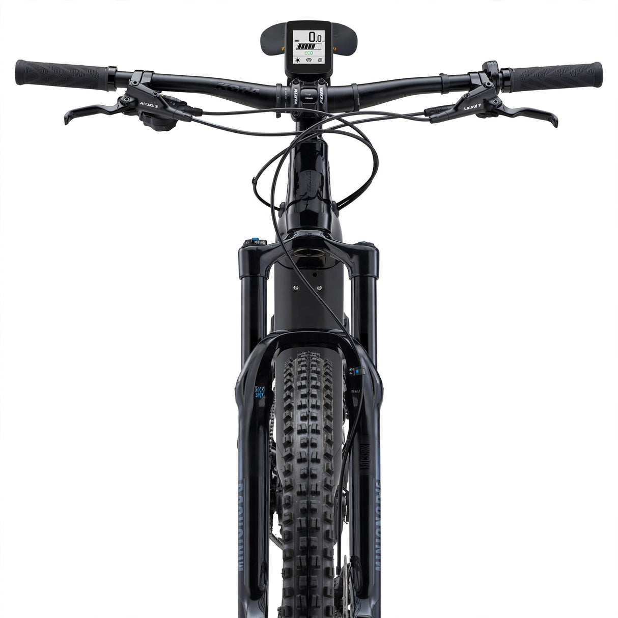 Elcykel KONA Remote 160, 29" Gloss Metallic (Black)