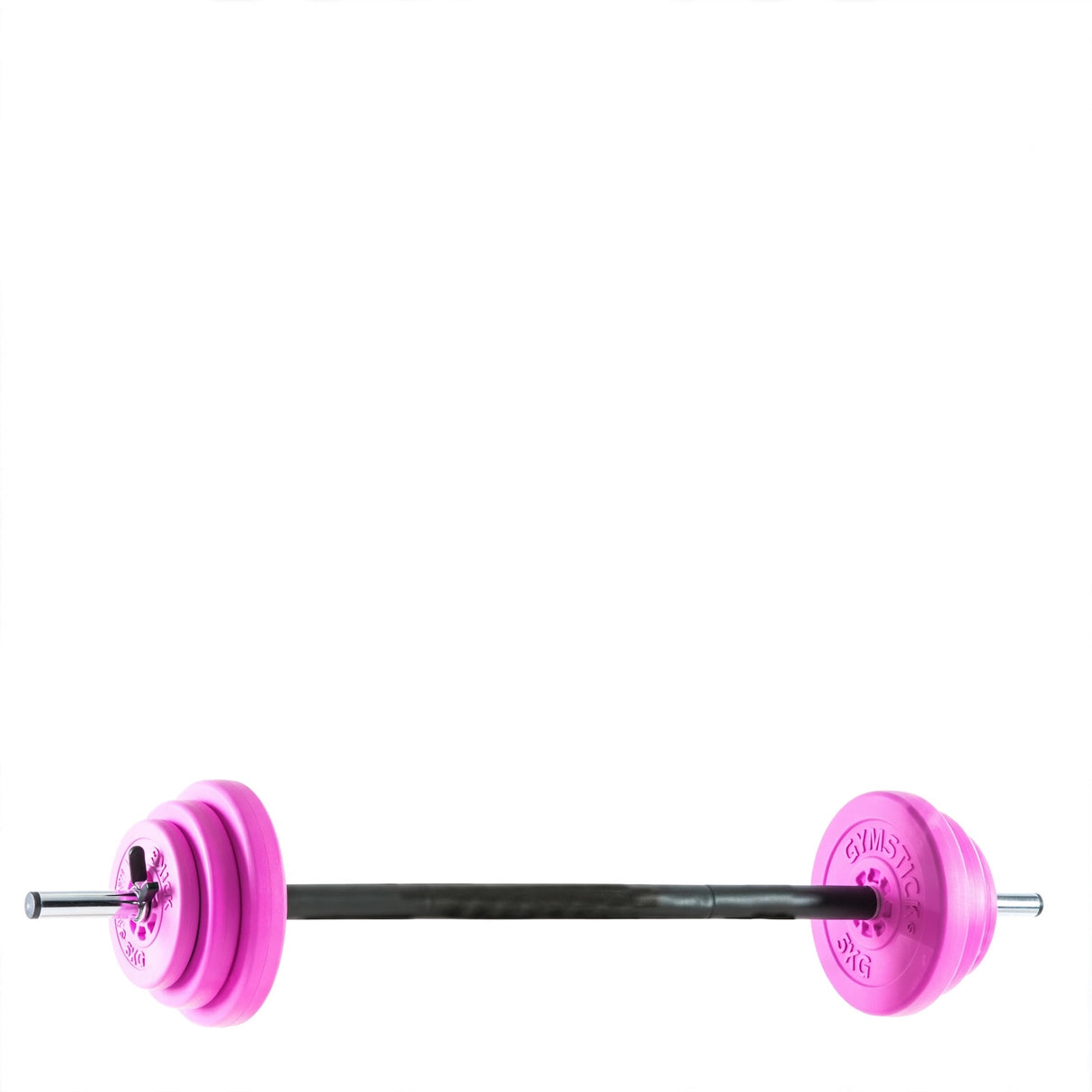 Lyftstångsset GYMSTICK Pump Set 20 kg rosa