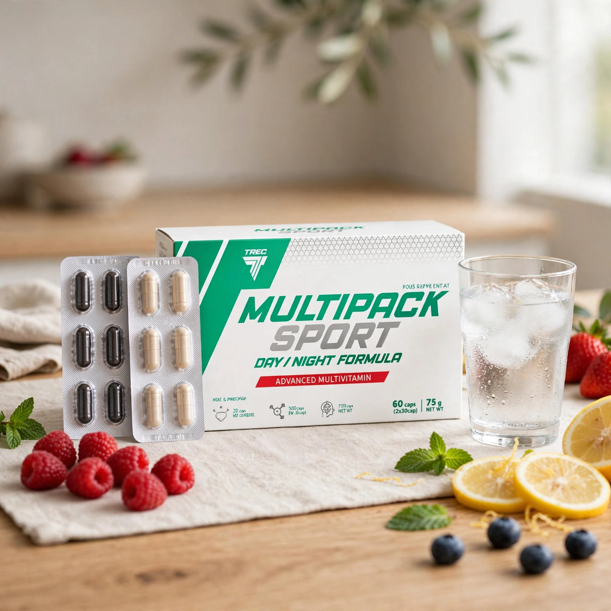 Vitaminer TREC MULTIPACK SPORT DAY/NIGHT FORMULA, 60 kapslar