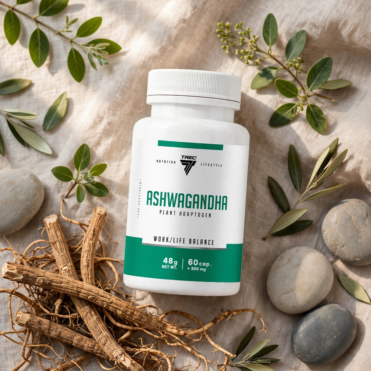 Adaptogen TREC Ashwagandha, 60 kapslar