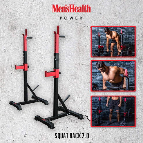 Skivstångsställning Mænds Health Squat Rack