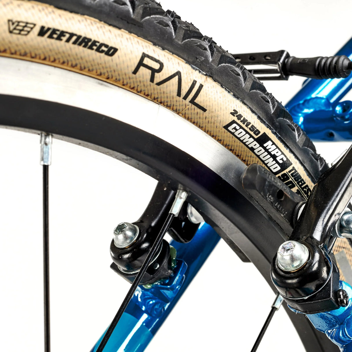 Ultralet børnecykel ACADEMY Grade 5, 24" blå