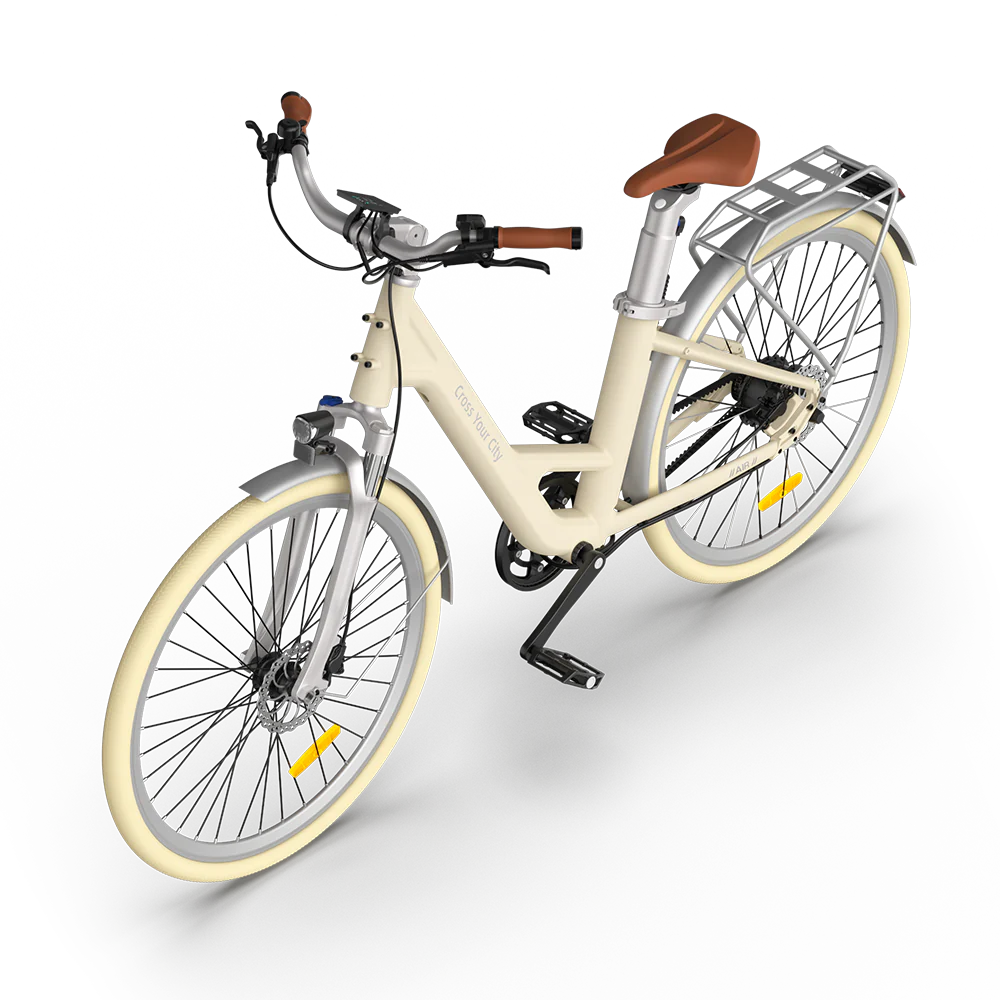 Elcykel ADO Air 28 PRO, Ljusgul