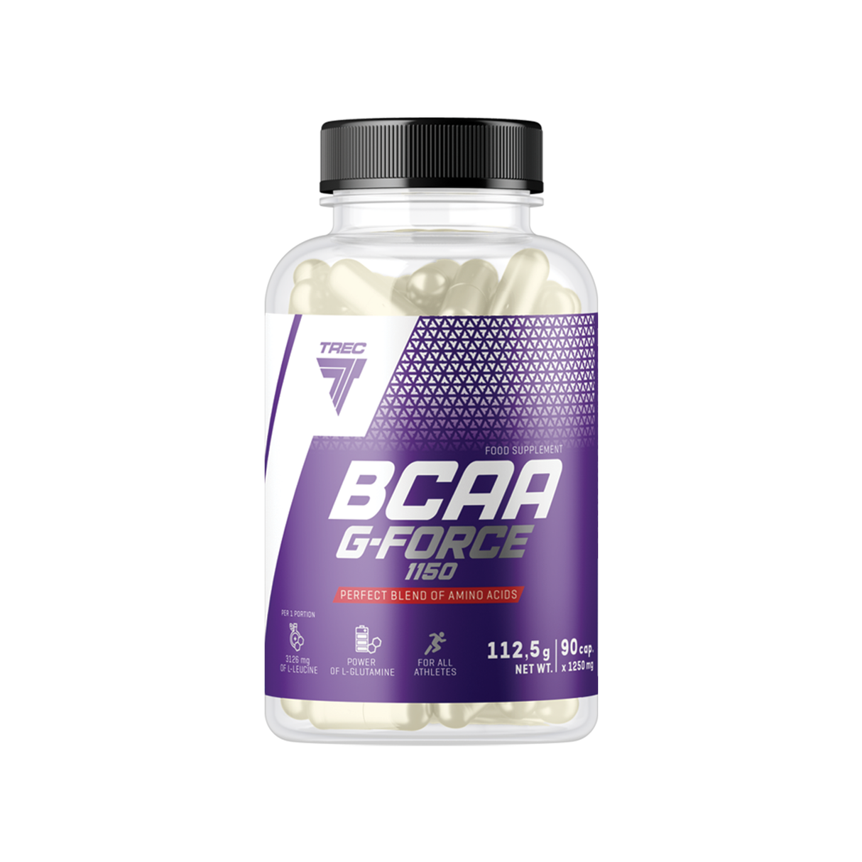 Aminosyrakomplex TREC BCAA G-FORCE 1150 90 kapslar