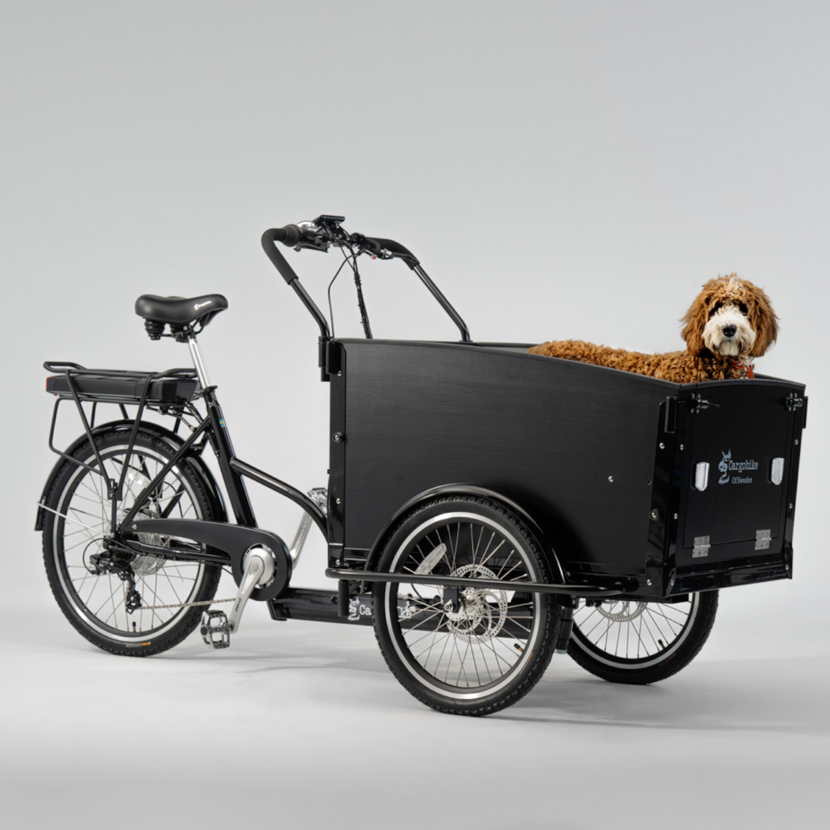 El-ladcykel CARGOBIKE of SWEDEN Classic Dog
