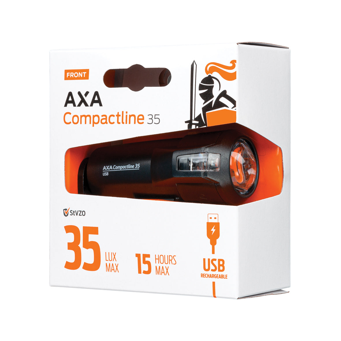 Forlygte AXA COMPACT LINE BATTERY 35