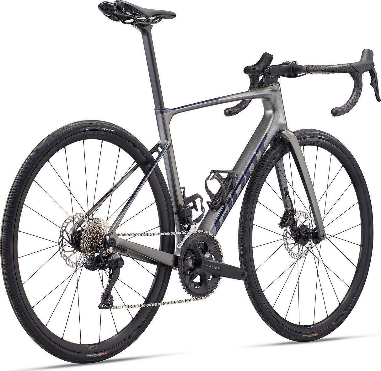 Landsvägscykel GIANT Defy Advanced 1, Charcoal/Milky Way
