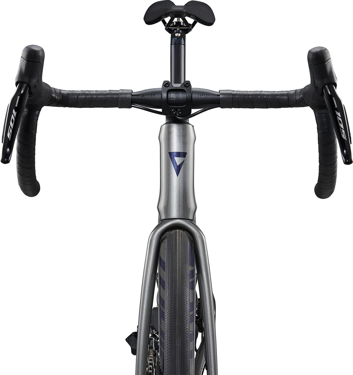 Landevejscykel GIANT Defy Advanced 1, Charcoal/Milky Way